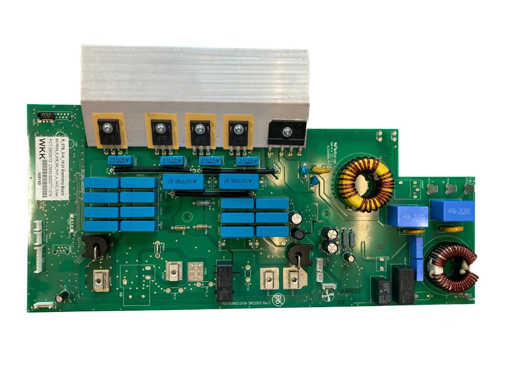 Riparazione scheda elettronica del piano cottura a induzione AEG